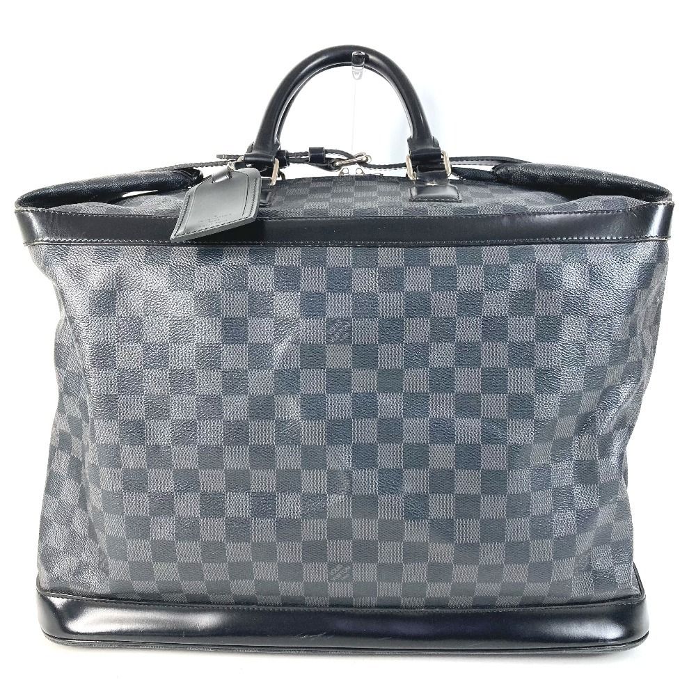 Louis Vuitton Boston Bag Grimo Damier Graphite Canvas Black