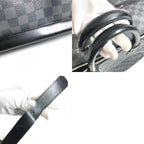 Louis Vuitton Boston Bag Grimo Damier Graphite Canvas Black — view 9