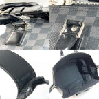 Louis Vuitton Boston Bag Grimo Damier Graphite Canvas Black — view 8