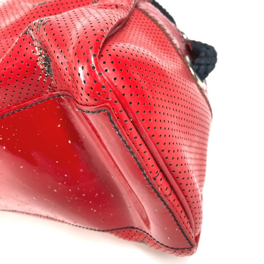 Fendi Shoulder Bag FF Logo Etnico Perforated Enamel — view 6