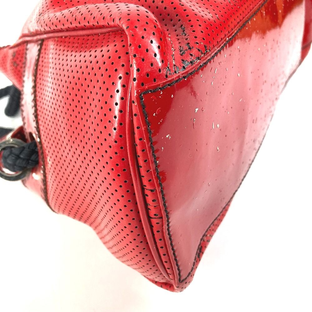 Fendi Shoulder Bag FF Logo Etnico Perforated Enamel — view 7