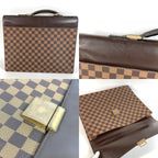 Louis Vuitton Business Bag Altona PM Damier Canvas Ebene Brown — view 8