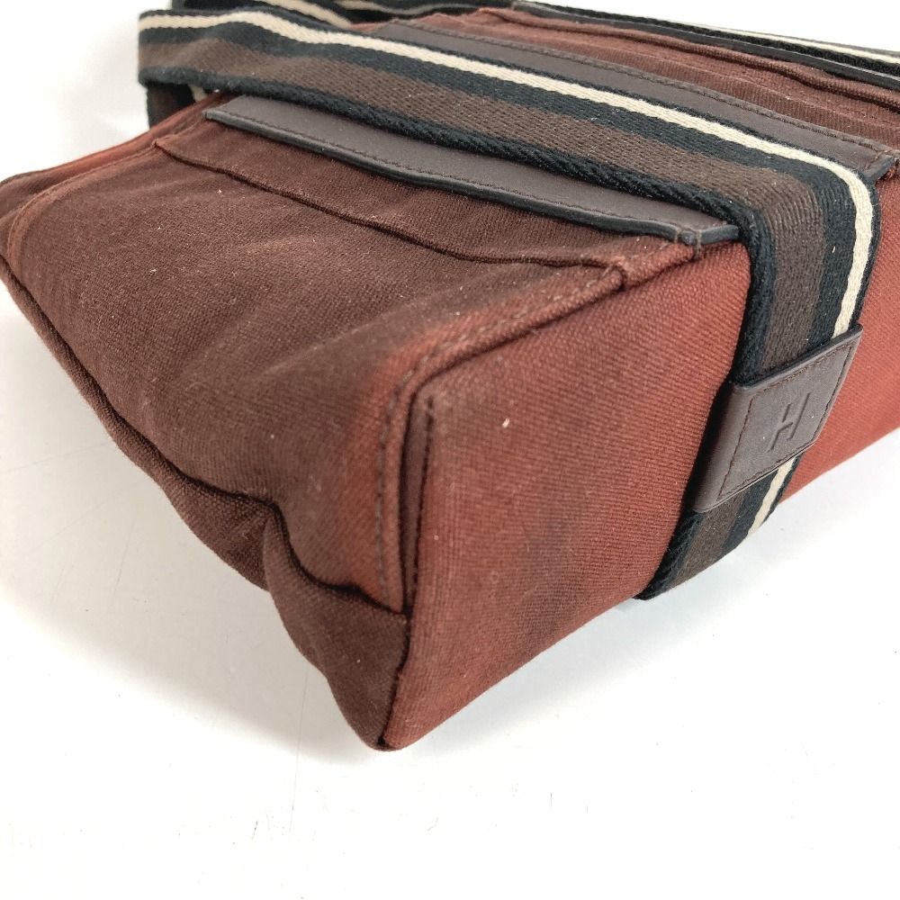 Hermes Tote Troca Horizontal PM Cotton Brown — view 7