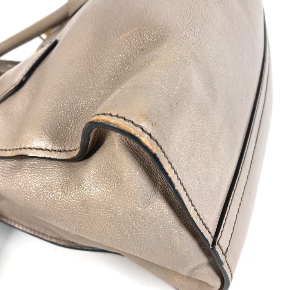 Prada Tote Leather Beige — view 5