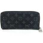 Louis Vuitton Wallet Zippy Vertical Monogram Eclipse Canvas Black — view 2