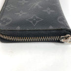Louis Vuitton Wallet Zippy Vertical Monogram Eclipse Canvas Black — view 6
