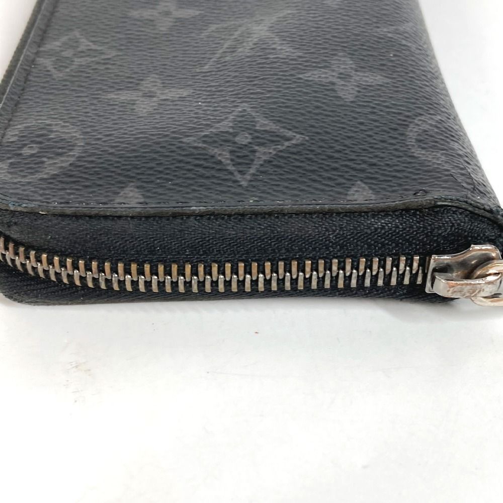 Louis Vuitton Wallet Zippy Vertical Monogram Eclipse Canvas Black — view 6