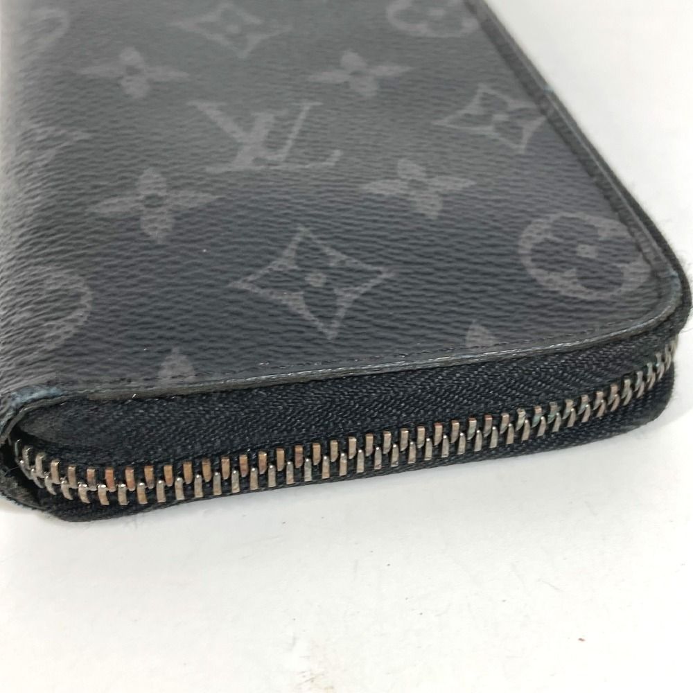 Louis Vuitton Wallet Zippy Vertical Monogram Eclipse Canvas Black — view 3
