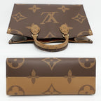 Louis Vuitton Ten On The Go Tote 2-Way Monogram Giant Reverse Gold Leather — view 3