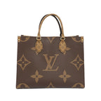 Louis Vuitton Ten On The Go Tote 2-Way Monogram Giant Reverse Gold Leather