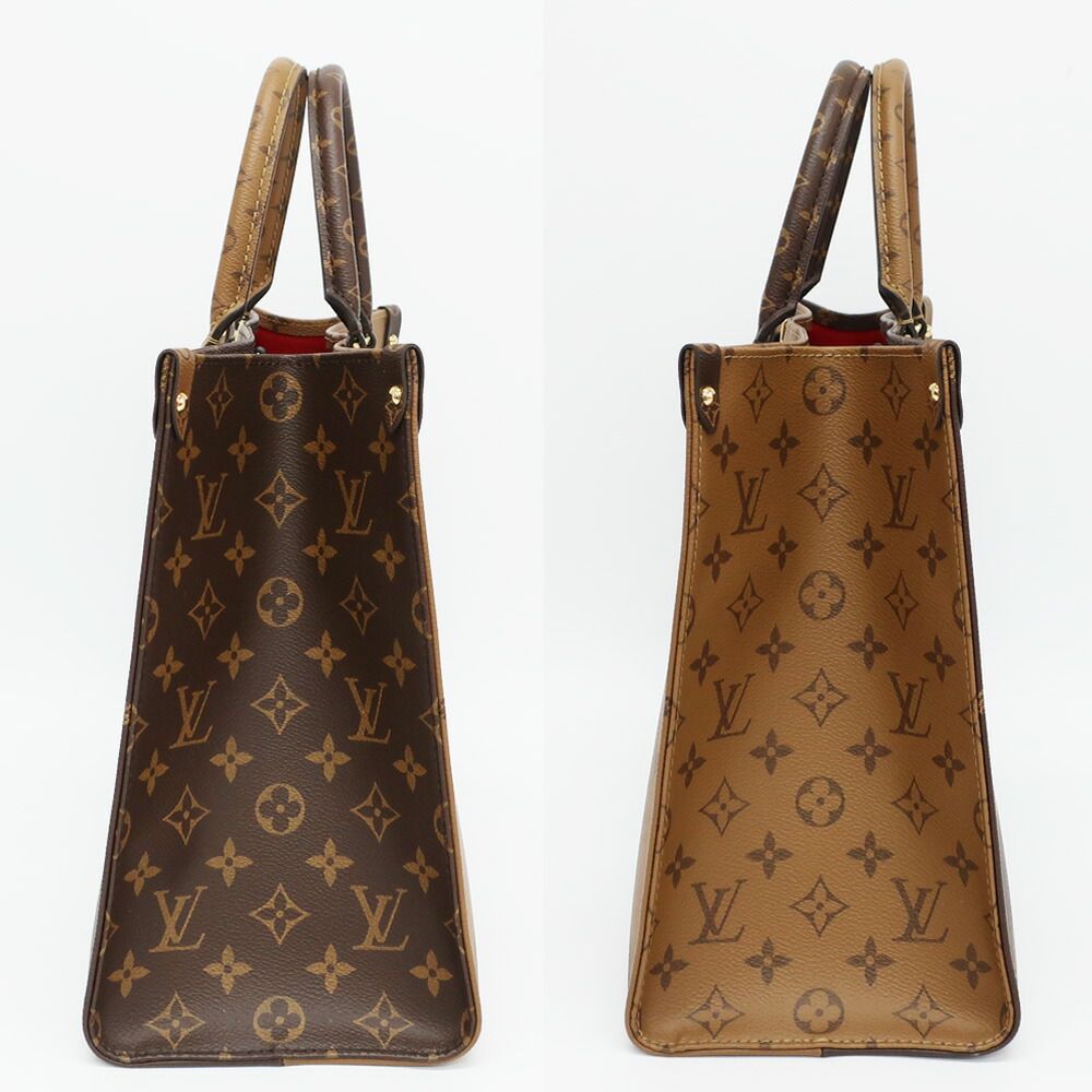 Louis Vuitton Ten On The Go Tote 2-Way Monogram Giant Reverse Gold Leather — view 4