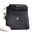 Louis Vuitton Blue Card Holder Recto Verso Case Black — view 3