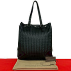 Bottega Veneta Leather Tote Business Handbag Black