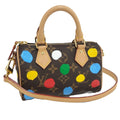 Louis Vuitton Nano Speedy 2-Way Shoulder Bag Yayoi Kusama Collaboration