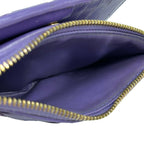 Bottega Veneta Bifold Wallet Maxi Intrecciato Purple Leather — view 4
