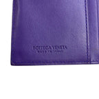 Bottega Veneta Bifold Wallet Maxi Intrecciato Purple Leather — view 5
