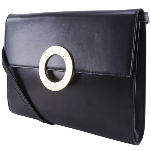 Celine 2-Way Clutch Vintage Calf Black — view 2