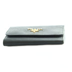 Prada Saffiano Key Case Quadruple Strand Leather Black Key Holder — view 4