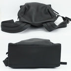 Loewe Ten T Backpack Black Silver Leather Anagram Logo — view 3