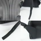 Loewe Ten T Backpack Black Silver Leather Anagram Logo — view 8