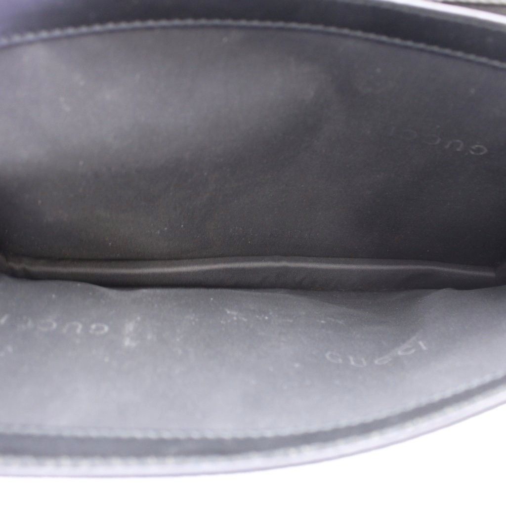 Gucci Clutch Black Slide Lock RI — view 5