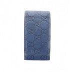 Gucci Cigarette Case Blue GG Pattern Embossed Stitch — view 2