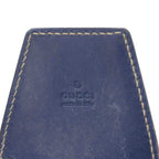 Gucci Cigarette Case Blue GG Pattern Embossed Stitch — view 6