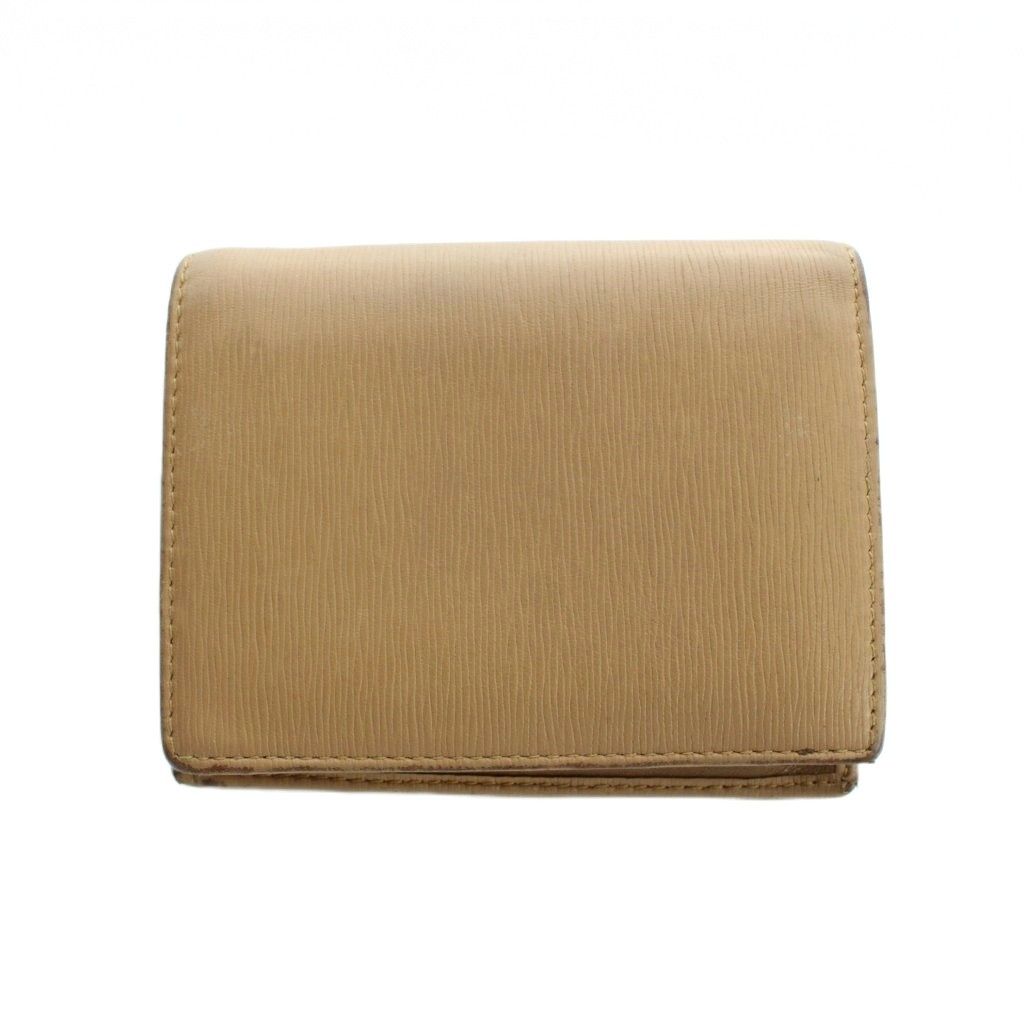 Prada Bifold Wallet Leather Logo Brown — view 2