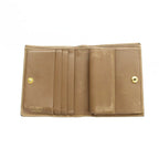 Prada Bifold Wallet Leather Logo Brown — view 5