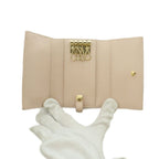 Dior Mydior Aster Cannage Key Case Quadruple Strand Leather Pink Key Holder — view 5