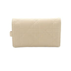 Dior Mydior Aster Cannage Key Case Quadruple Strand Leather Pink Key Holder — view 2
