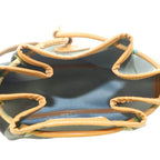 Dior Shoulder Bag Drawstring Navy Brown — view 5