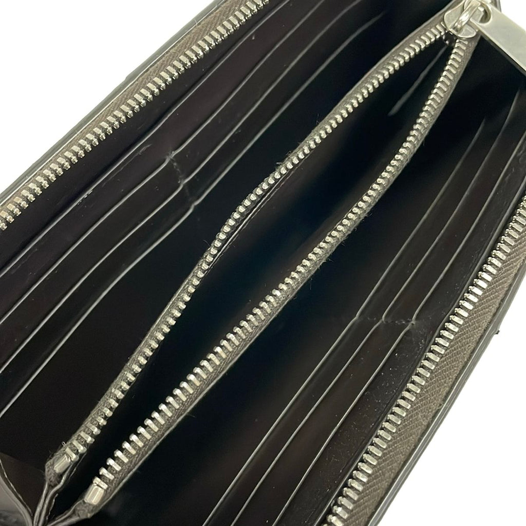 Bottega Veneta Wallet Cassette Dark Brown Zip Around Leather — view 4