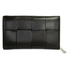 Bottega Veneta Wallet Cassette Dark Brown Zip Around Leather — view 2