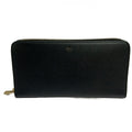 Celine Wallet Large Zipped Black Zip Around Leather