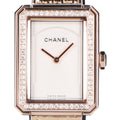 Chanel Polished 750 Beige Gold Boyfriend Tweed Quartz Watch