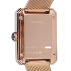 Chanel Polished 750 Beige Gold Boyfriend Tweed Quartz Watch — view 6