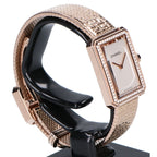 Chanel Polished 750 Beige Gold Boyfriend Tweed Quartz Watch — view 4