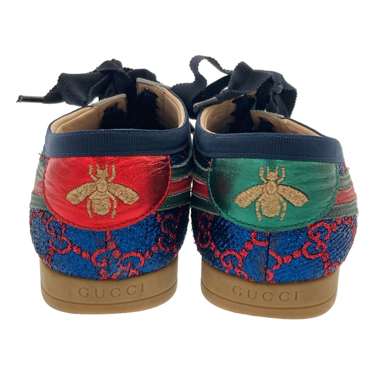 Gucci Web Line GG Lame Sneakers Mix — view 3