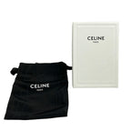 Celine Trifold Wallet Small Flap Trio Gray Leather — view 6