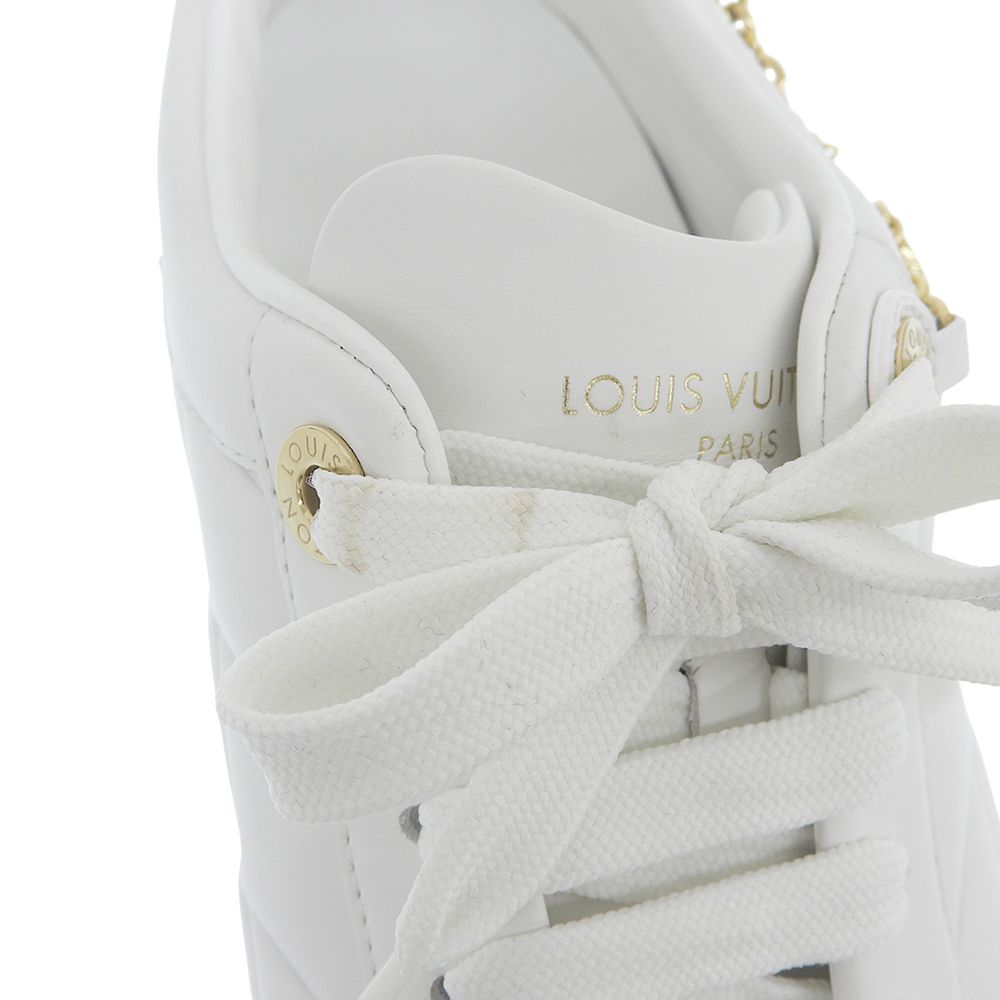 Louis Vuitton Time Out Line Monogram Charm Sneakers White — view 4