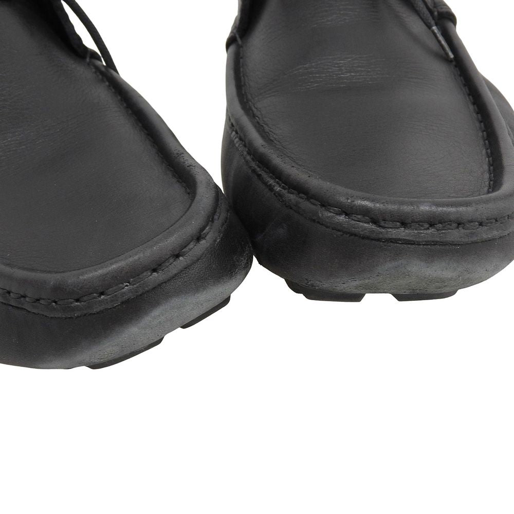 Gucci Leather Driving Shoes Black — view 3