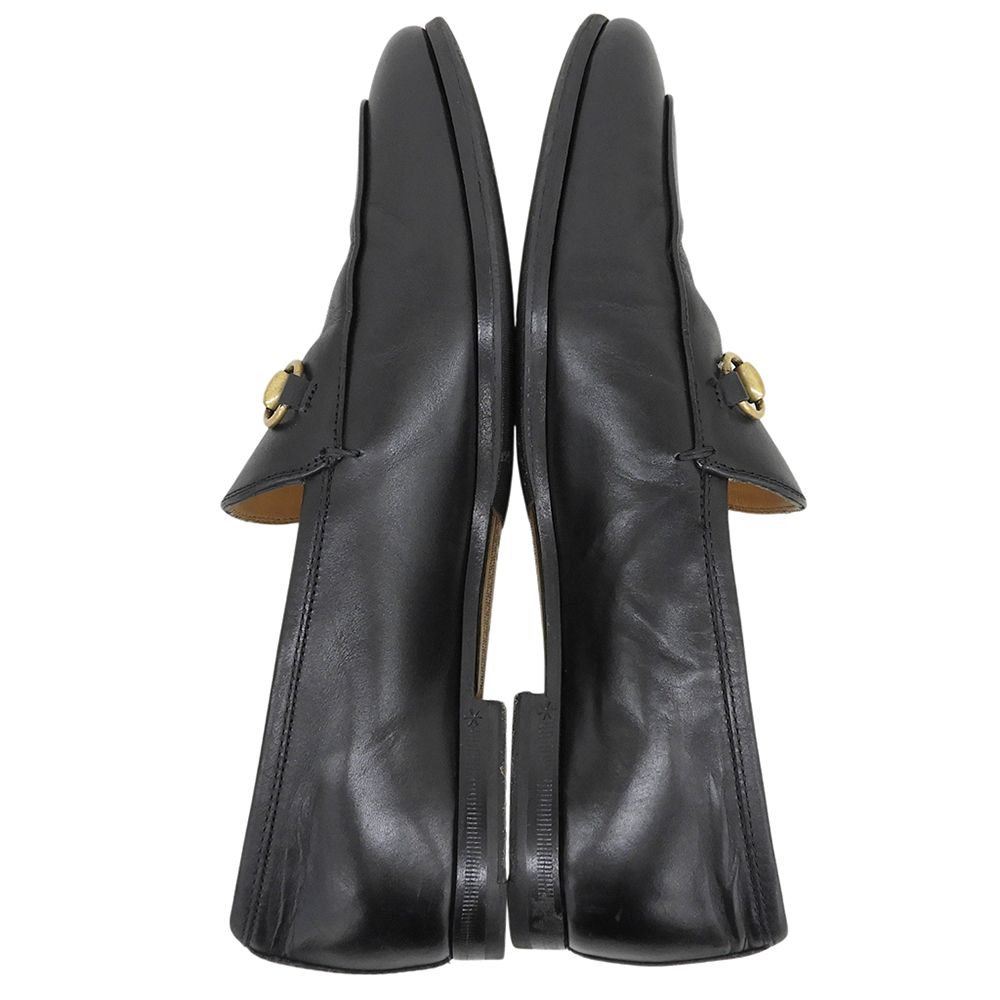 Gucci Horsebit Jordan Loafers Shoes Leather Black — view 4