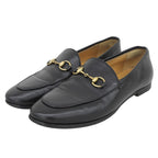 Gucci Horsebit Jordan Loafers Shoes Leather Black