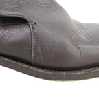 Fendi Square Toe Jodhpur Boots Shoes Brown 8 — view 4