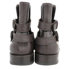 Fendi Square Toe Jodhpur Boots Shoes Brown 8 — view 5