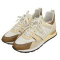Louis Vuitton Run Away Line Sneakers White Ivory Brown