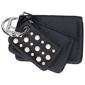 Fendi Pearl Studded Triplet Pouch Multi Clutch