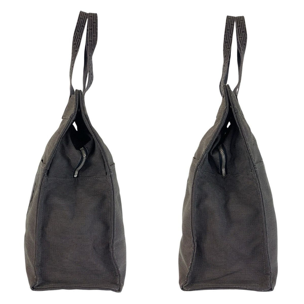 Hermes Her Line GM Gray Silver Polyamide Tote — view 7