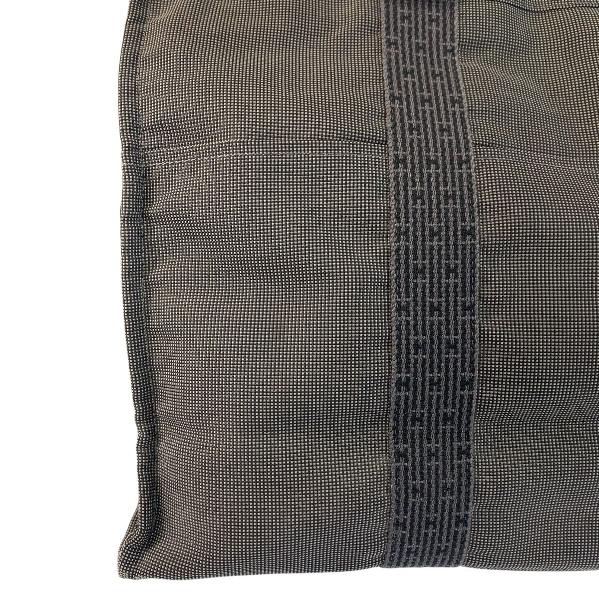 Hermes Her Line GM Gray Silver Polyamide Tote — view 5